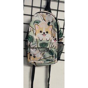 Puppuccino Bookbag Backpack Bag Coffee Light Padding Mesh Pockets